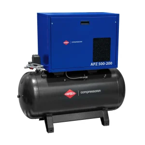 Stille Compressor APZ 500-200 10 bar 4 pk/3 kW 378 l/min 200 l